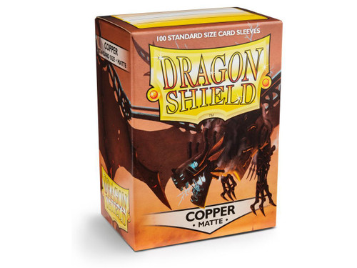 Dragon Shield Sleeves Standard Size 100pk - Matte Copper Dragon Shield Sleeves Standard Size 100pk - Matte Copper