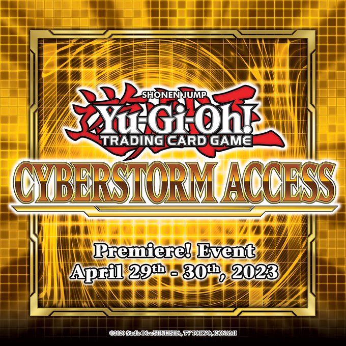 YGO Cyberstorm Access Premiere Event Vagabond Games & Collectables