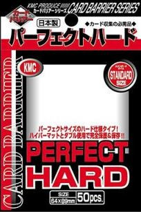KMC Sleeves Perfect Hard Standard Size 50pk - Clear - Vagabond Games &  Collectables