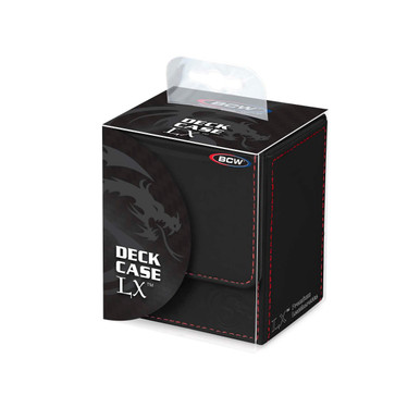 BCW Deck Case LX Black - Vagabond Games & Collectables