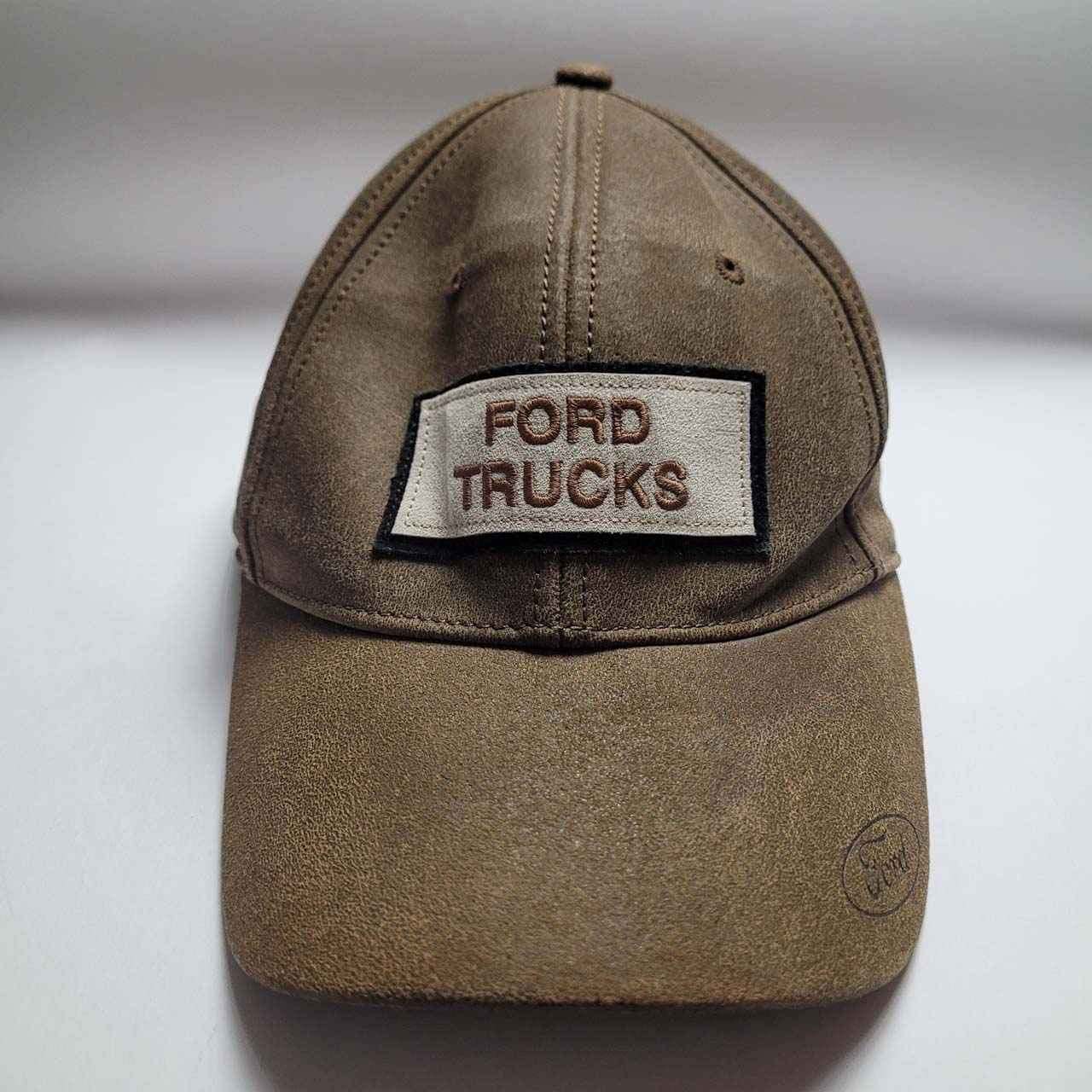Ford Motor Company Leather Cap - Ford Trucks - Brown - Adjustable - RARE  FIND! - Treasure Website
