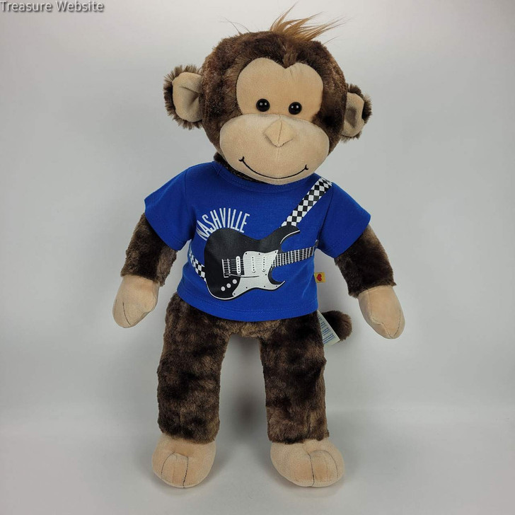 Build A Bear Monkey stuffed animal front view