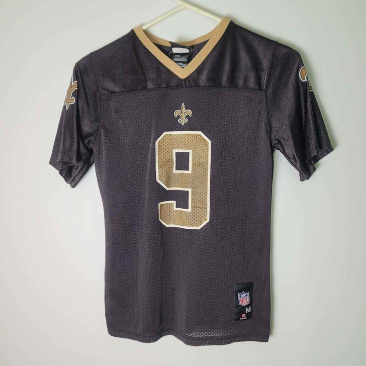 Girls NFL Jersey Size M - New Orleans Saints Brees #9 Football Jersey - Could Be Unisex