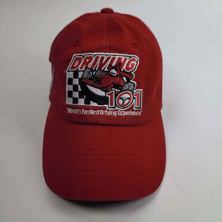 Cap - World's Fastest Driving Experience Embroidered - Red - Adjustable - Unisex