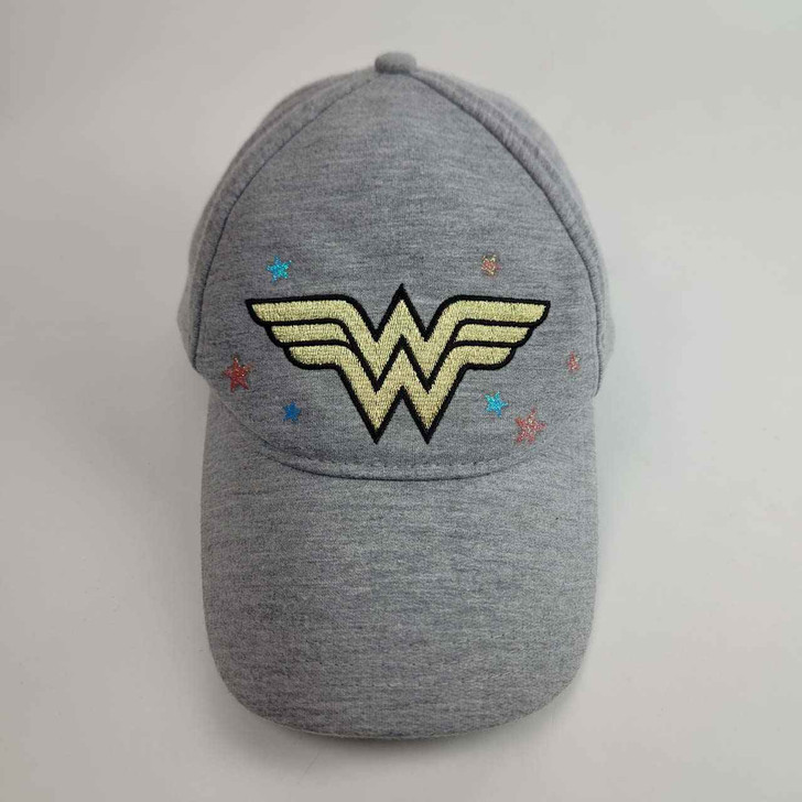 Cap - Wonder Woman - DC Comics - Gray Jersey Knit Cotton - Adjustable