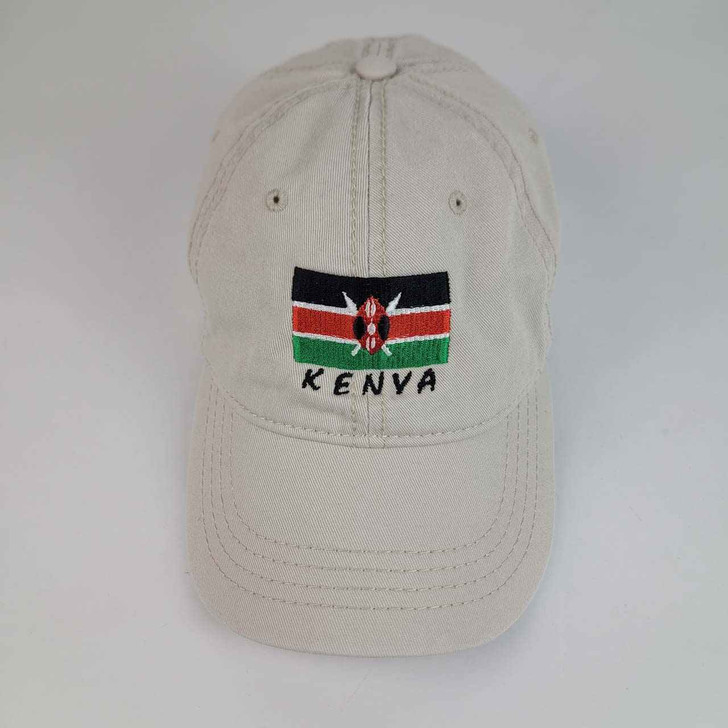 Cap - Kenya - Cream / Lt. Beige - Embroidered - Adjustable Breathable - Unisex