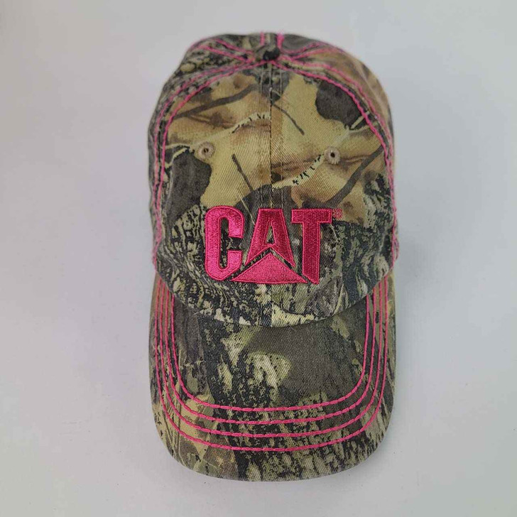 Cap - Caterpillar Company - Camouflage - Embroidered "CAT" - Adjustable