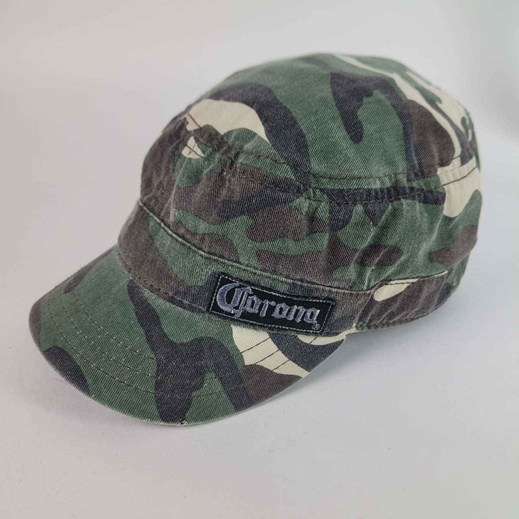 Cap - Corona Beer - Camouflage - Embroidered "Corona" & Crown Logos - Fitted S/M