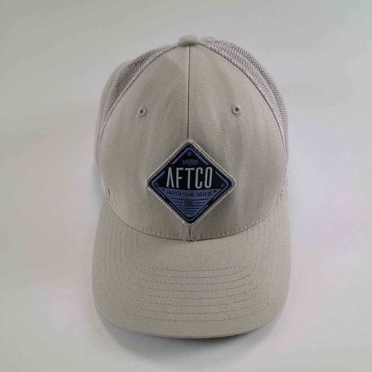 Cap - AFTCO Fishing Tackle Logo - Flexfit - Beige - Fitted - Size: L/XL