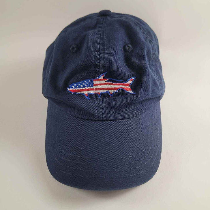 Cap - Boca Grande Outfitters - Fish Logo - Blue - Buckleback - Unisex