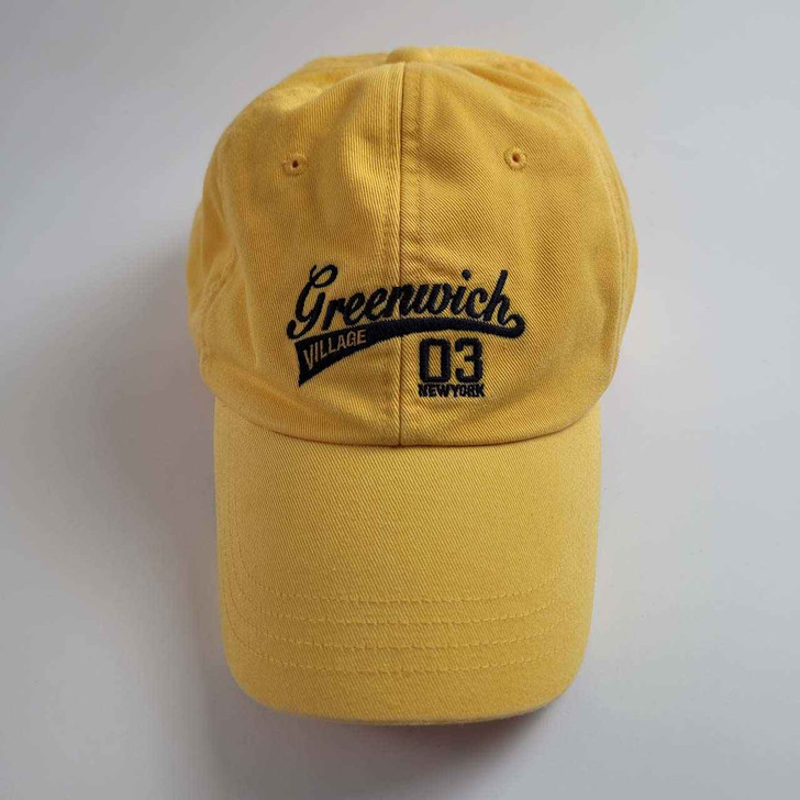 Cap - Old Navy - Greenwich Village NYC - Yellow - Embroidered - Unisex