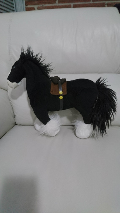 Walt Disney Pixar - Brave - Clydesdale Horse - Stuffed Animal - Angus - 16" - Pre-Owned