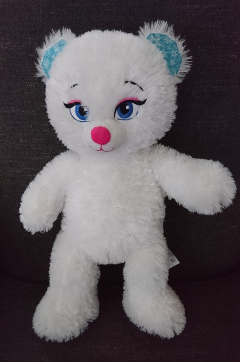 Build A Bear Plush Stuffed Animal Elsa Frozen - White Sparkle - 17" - Pre-Owned