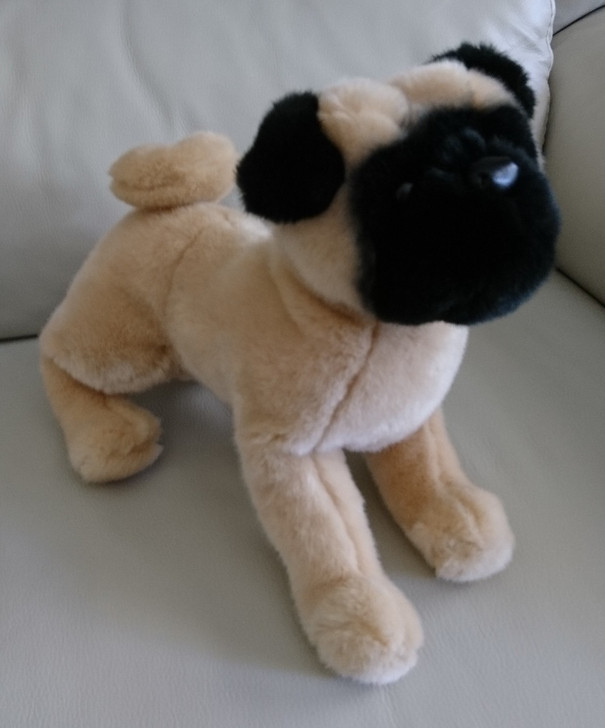 stuffed toy pug dogs