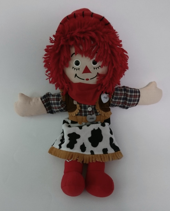 Raggedy Ann Doll Applause 2001 Western Cowgirl - 16" - Pre-Owned