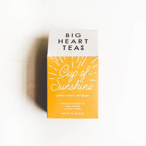 Cup of Sunshine Tea Bags by Big Heart Tea Co.