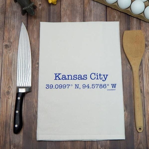 Kansas City Coordinates Flour Sack Tea Towel 