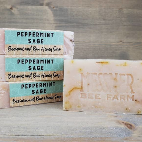 Peppermint Sage Soap by Messner Bee Farm
