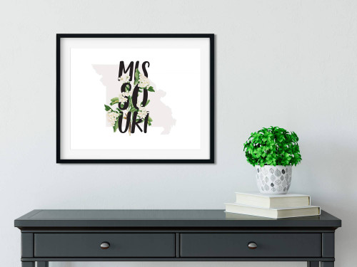 Vintage Missouri Botanical Print (11x14)