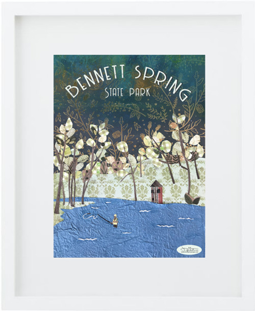 Bennett Spring State Park Framed Print 11x14