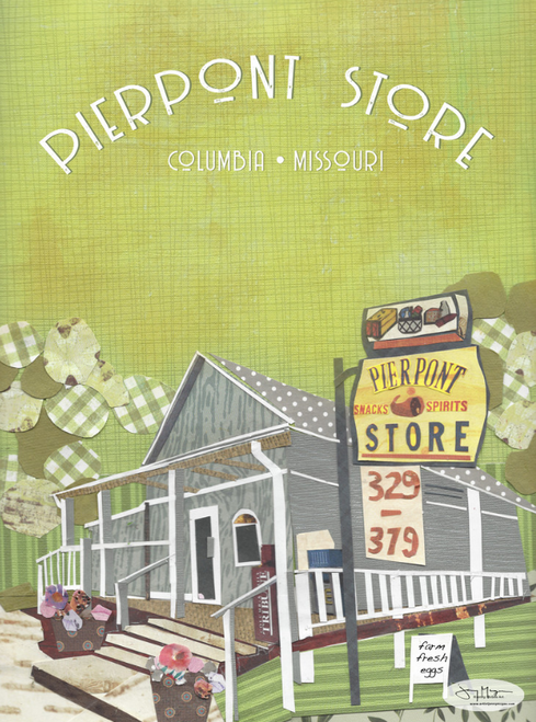 The Pierpont Store Greeting Card by Jenny McGee
