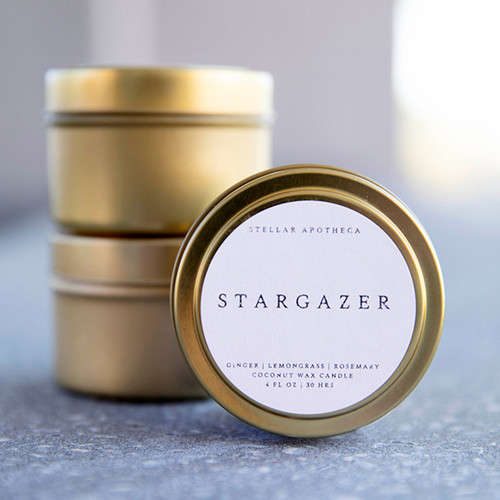 Stargazer Scented Candle Travel Tin