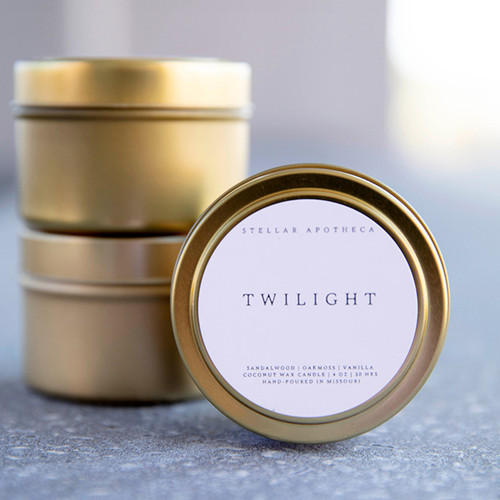 Twilight Scented Candle Travel Tin