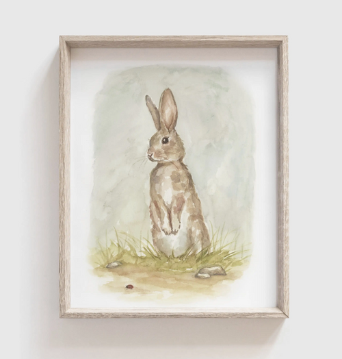 Rabbit Art Print (Our Little Adventures)(5x7)