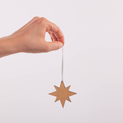 Maple Star Ornament by Collin Garrity