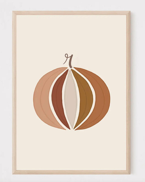 Boho Pumpkin Print