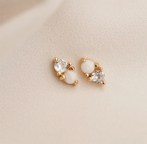 Orion Opal Stud Earrings