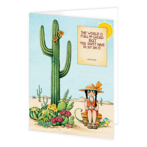 Cactus Greeting Card by Mary Engelbreit Studios