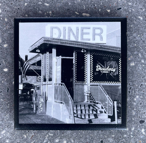 Broadway Diner Coaster by The 1818 Project
