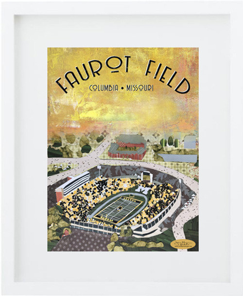 Faurot Field Framed Print 9x11