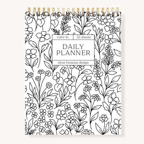Color-in Daily Planner