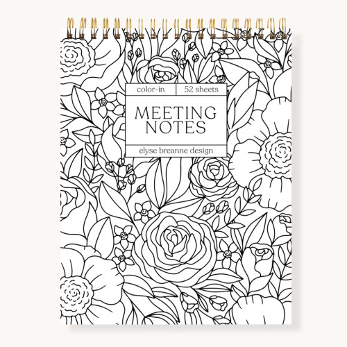 Color-in Meeting Notes