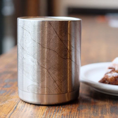 Columbia Map Insulated Cup Silver