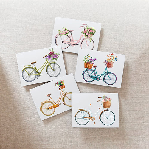 Bikes Notecard Set of 10