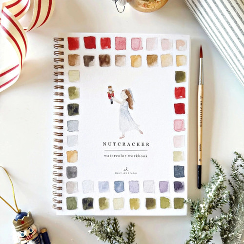 Nutcracker Watercolor Workbook by Emily Lex Studio