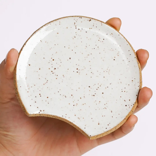 Speckled Ceramic Spoon Rest
