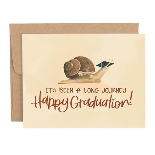 Long Journey Graduation Greeting Card