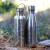 Jefferson City Map Insulated Bottle in Silver