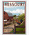 Missouri Barnyard Scene Magnet
