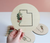 Wood Embroidery Kit - States Floral