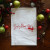 Santa's Sleigh Flour Sack Tea Towel - Red
