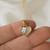 Heart Moonstone Necklace by Dainty Wishes Jewelry