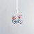 Window Charm - Blue Bike Suncatcher Window Art