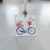 Window Charm - Blue Bike Suncatcher Window Art