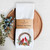 Christmas Cardinal Wreath Kitchen Tea Towel