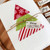 Christmas Fabric Appliqué Dish Tea Towel
